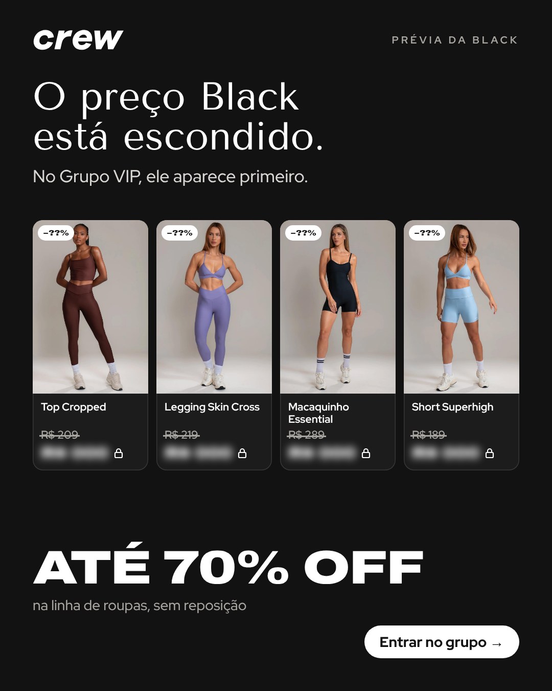 Criativo 03: Preço escondido