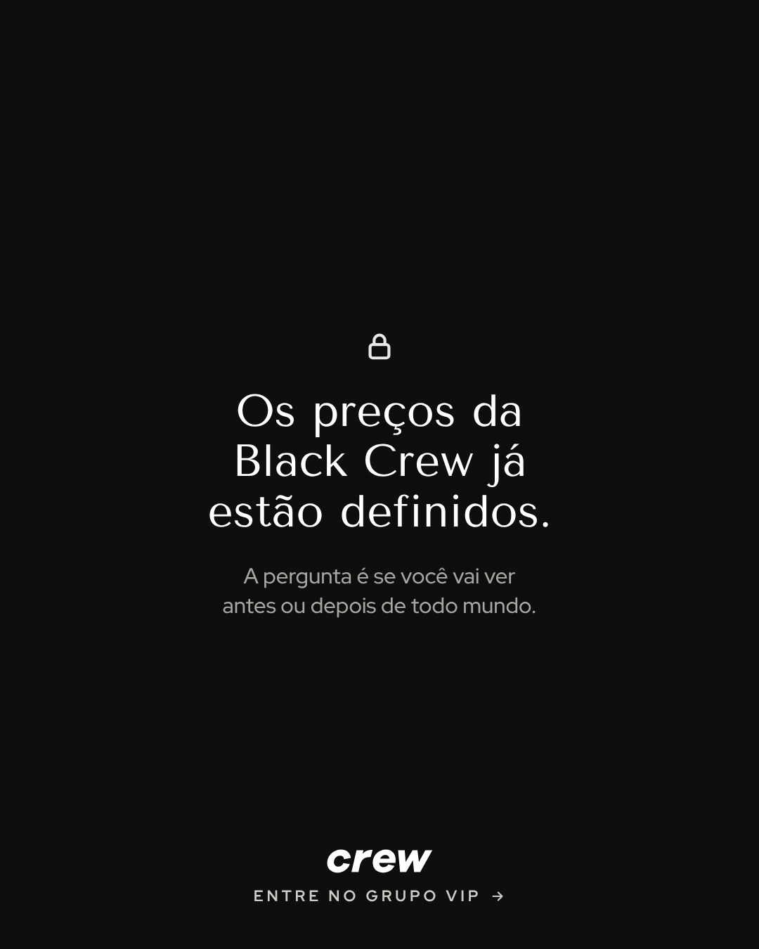 Criativo 15: Black minimalista